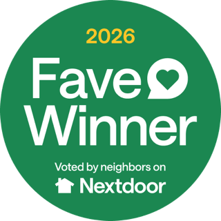2026 Nextdoor Fave Winner badge